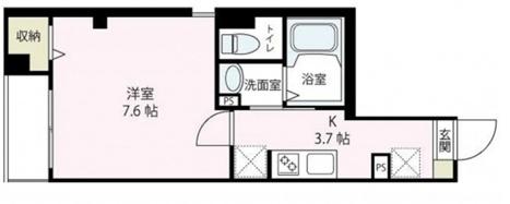 川崎市高津区久地1丁目のマンション(間取り)