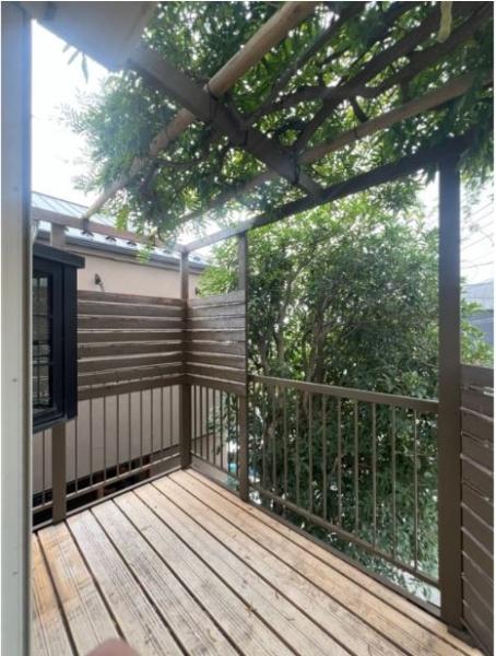 大田区北千束2丁目の貸家(バルコニー)