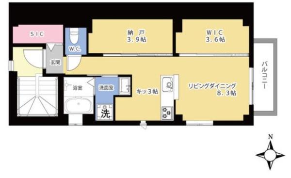 新宿区北新宿２丁目のマンション