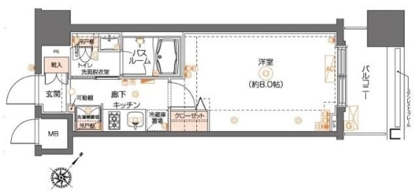 ZOOM池尻大橋(間取り)