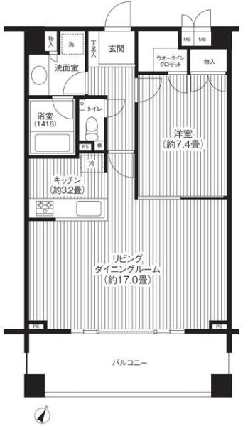 グランハイツ代々木(間取り)