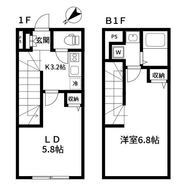 RiverResidence用賀(間取り)