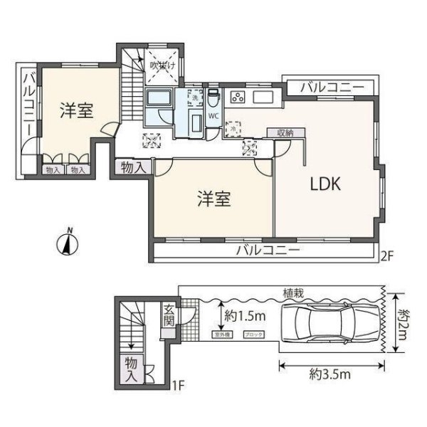 松原望月邸貸家　２階