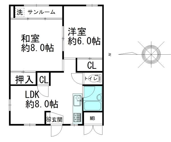 新着　生野ハイツ（北巽駅）中層階