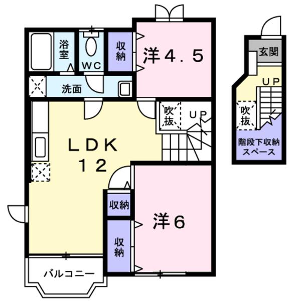 甲斐市天狗沢のアパート