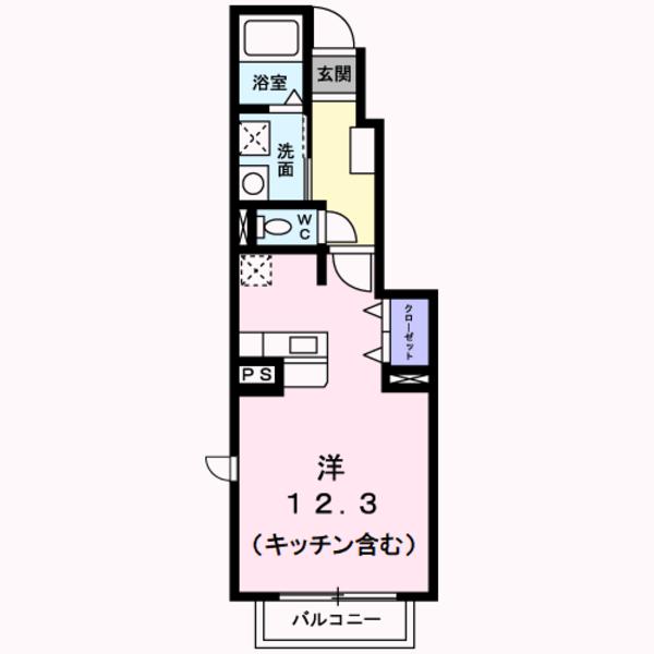 甲府市向町のアパート