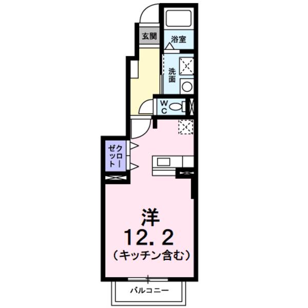 山梨市正徳寺のアパート