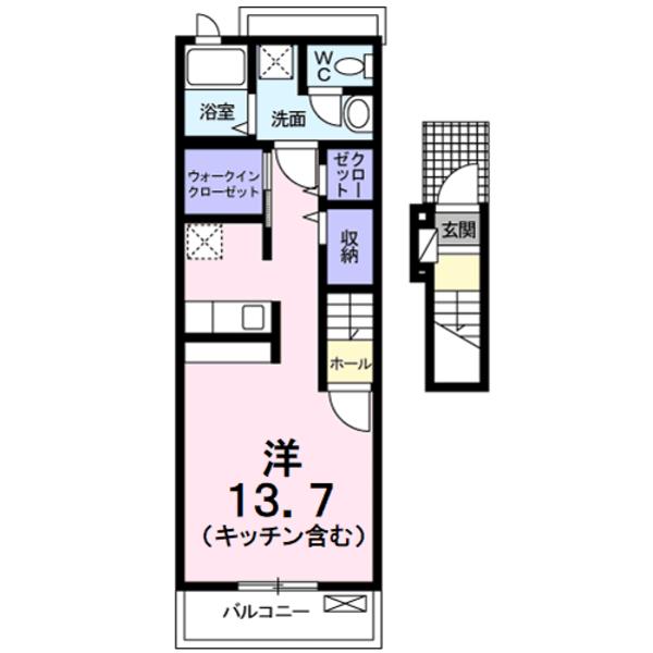 甲府市増坪町のアパート
