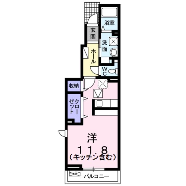 甲府市中小河原町のアパート