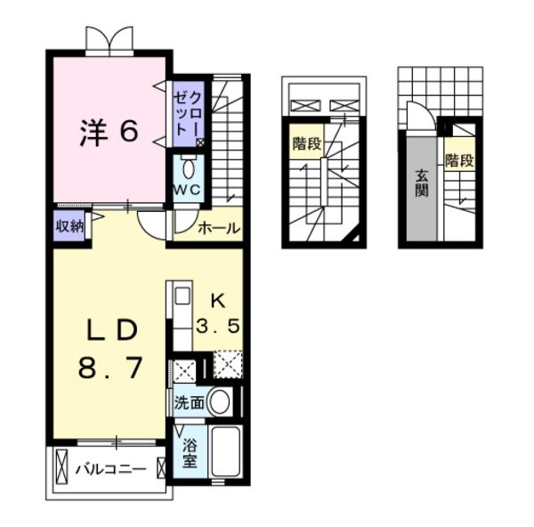 甲府市住吉４丁目のアパート