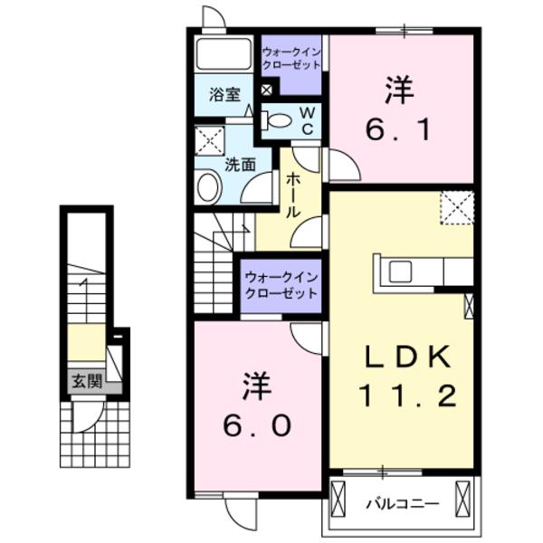 甲府市住吉５丁目のアパート