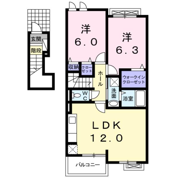 南アルプス市鮎沢のアパート