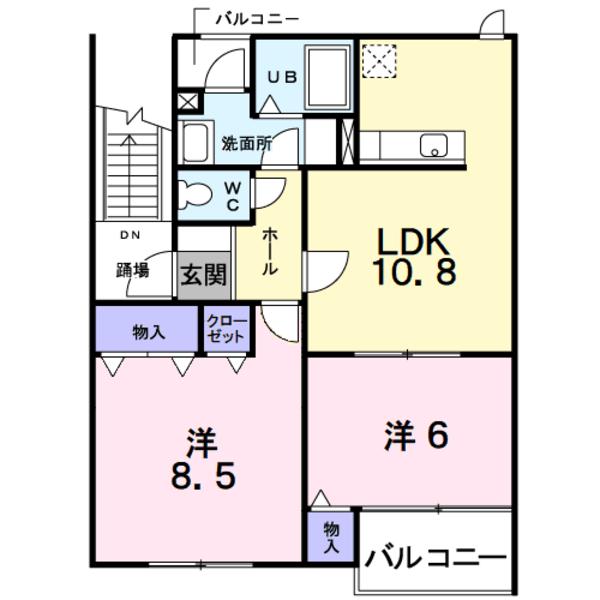 甲斐市竜王新町のアパート