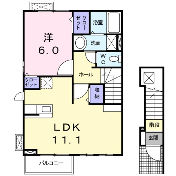 甲斐市龍地のアパート