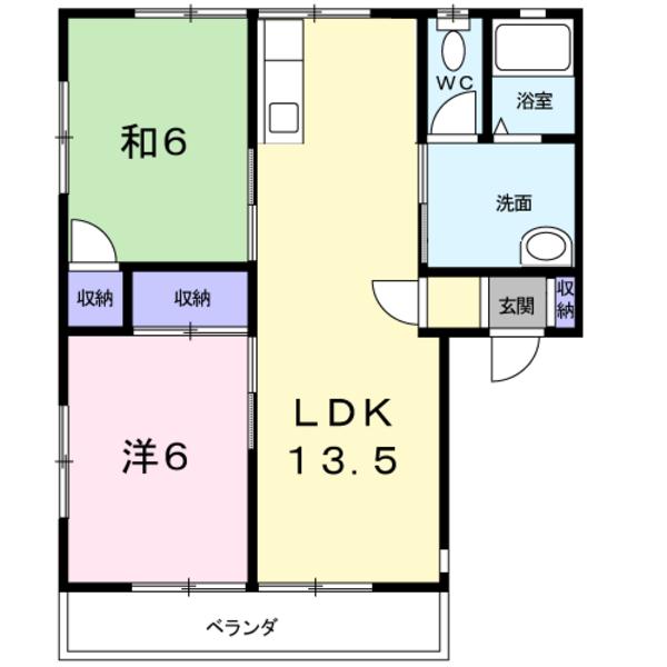 甲斐市篠原のアパート
