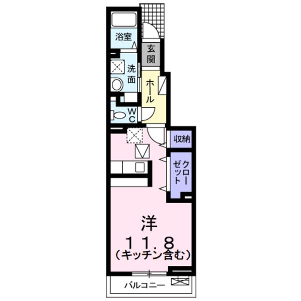 中央市中楯のアパート