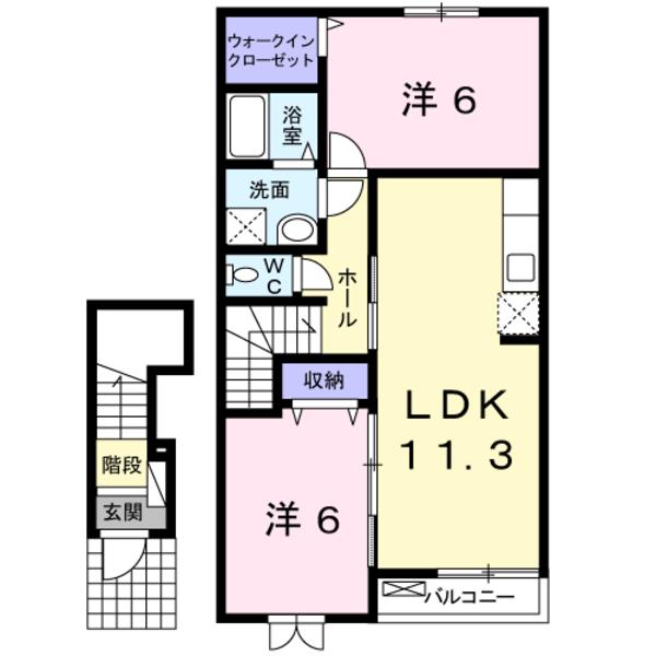 南アルプス市吉田のアパート