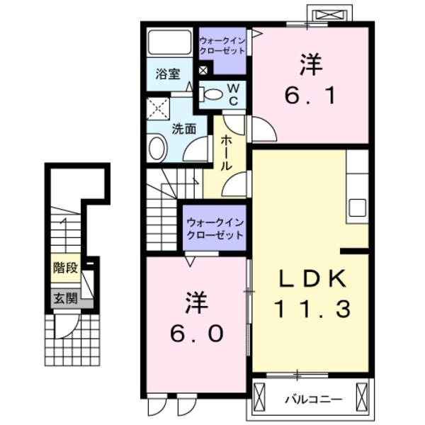 笛吹市一宮町中尾のアパート