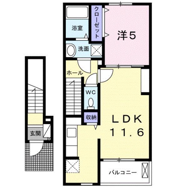 甲府市大里町のアパート