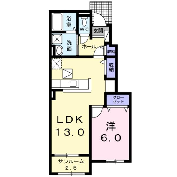 甲府市国母１丁目のアパート