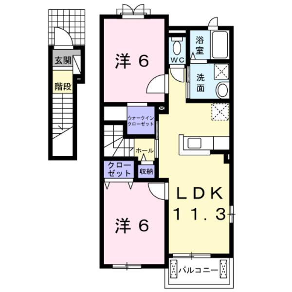 笛吹市石和町小石和のアパート