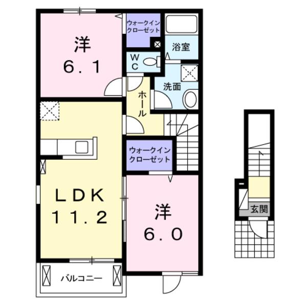 中巨摩郡昭和町西条のアパート