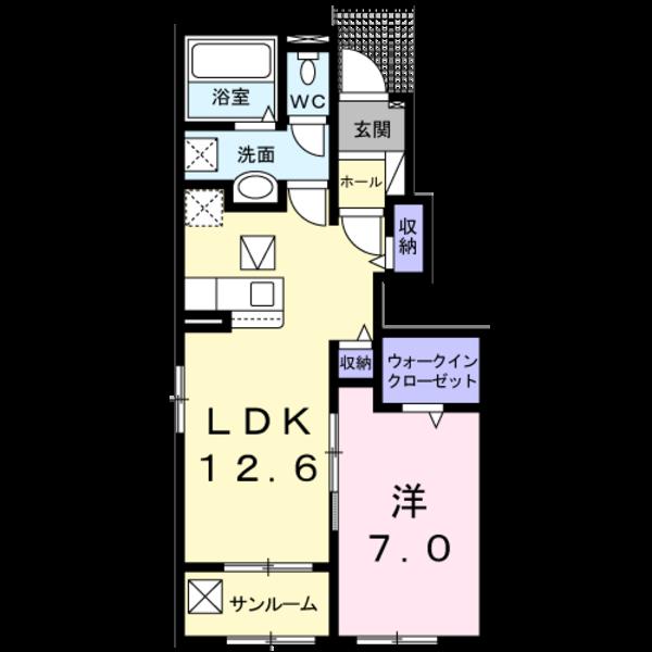 甲斐市西八幡のアパート