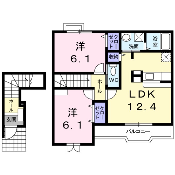 甲府市下今井町のアパート