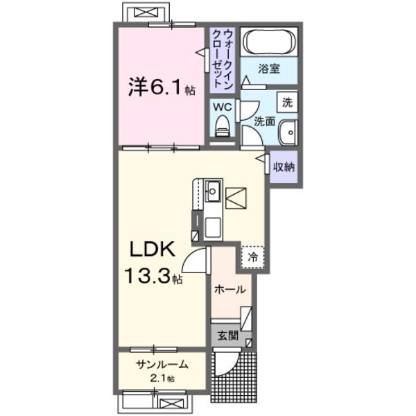 山梨市小原東のアパート