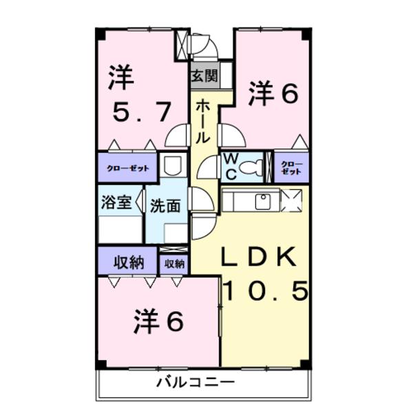 甲斐市富竹新田のマンション