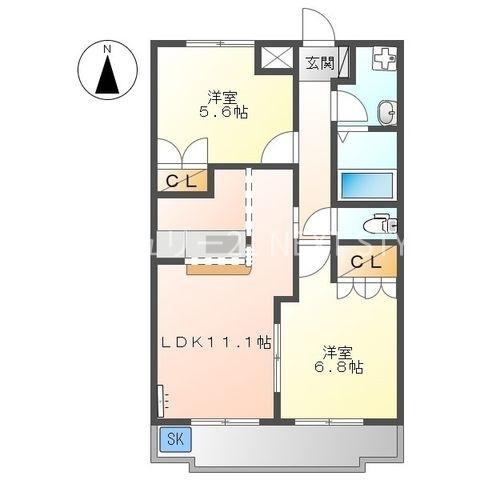 甲府市住吉３丁目のアパート