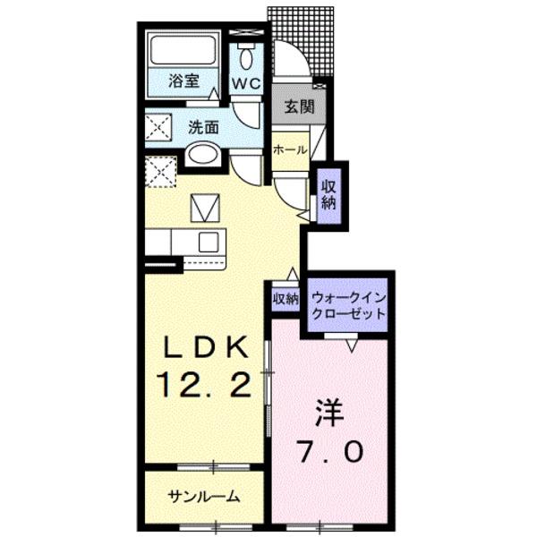 中央市布施のアパート