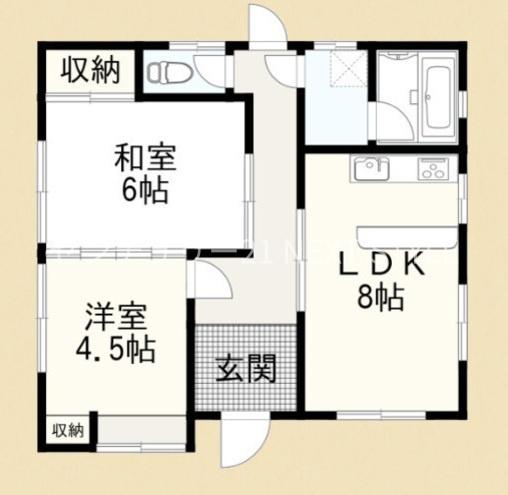 甲府市高畑２丁目の貸家