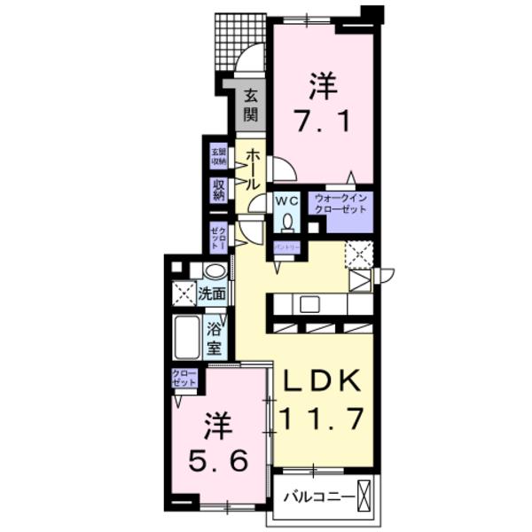 甲斐市富竹新田のアパート
