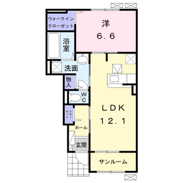 甲府市大里町のアパート