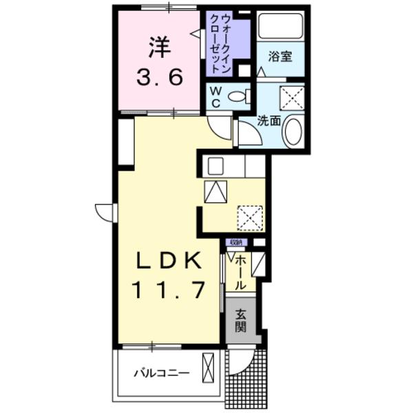 甲府市中小河原町のアパート