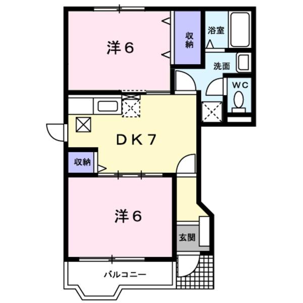 甲府市大里町のアパート
