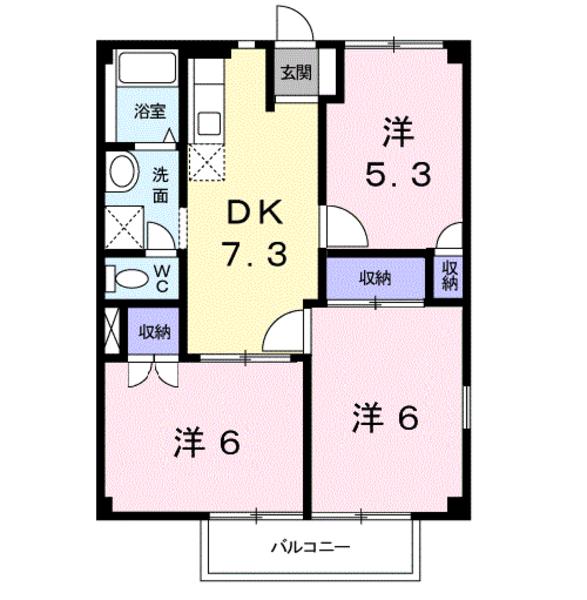 甲斐市玉川のアパート