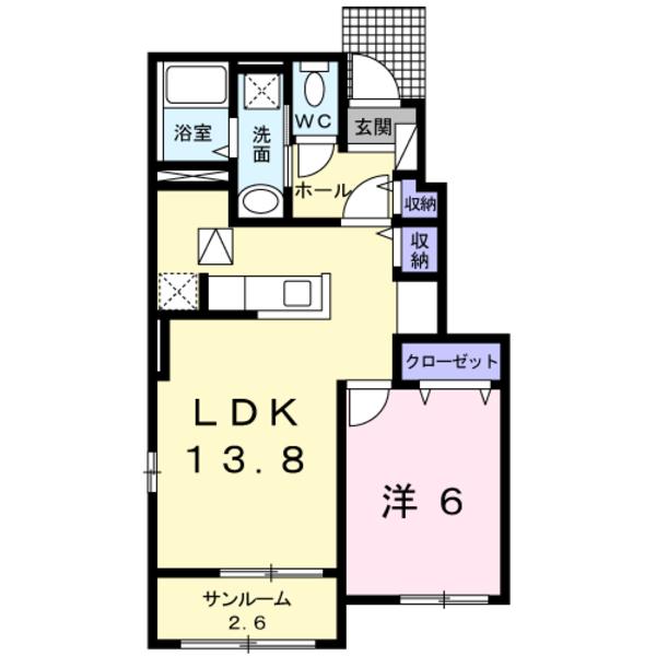 南アルプス市飯野のアパート