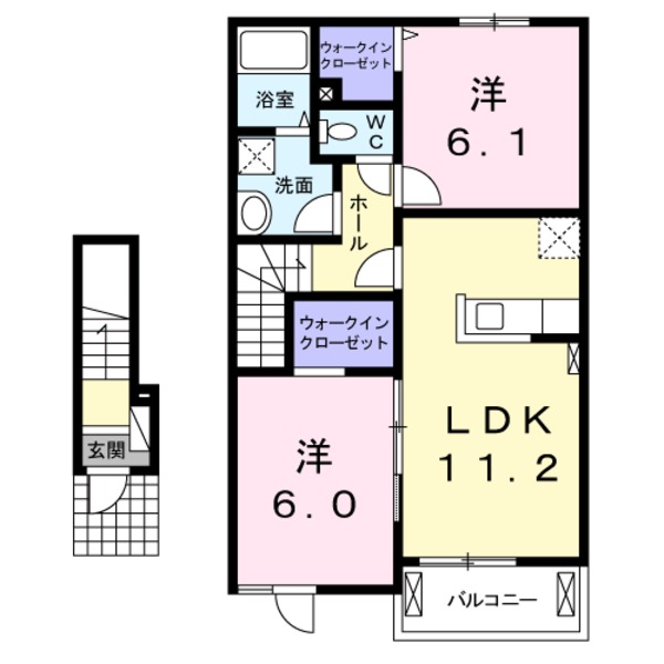 甲府市国母４丁目のアパート