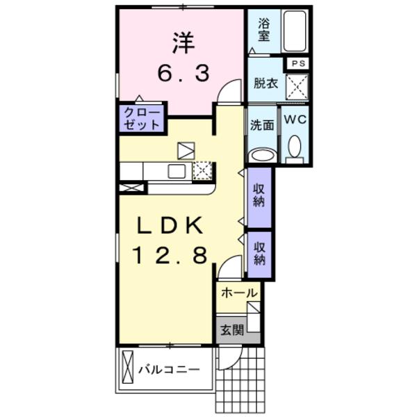 韮崎市藤井町南下條のアパート