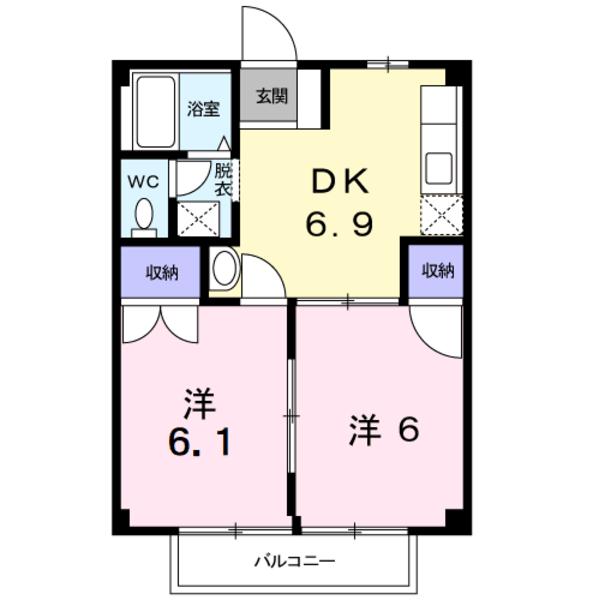 甲府市上今井町のアパート