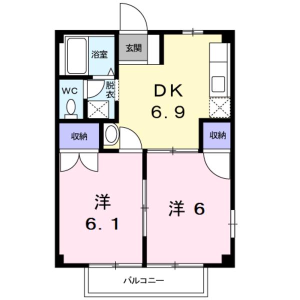 甲府市古上条町のアパート