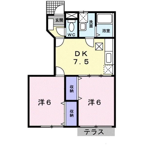 南アルプス市江原のアパート