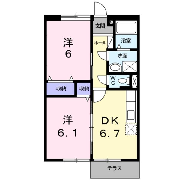 甲斐市西八幡のアパート