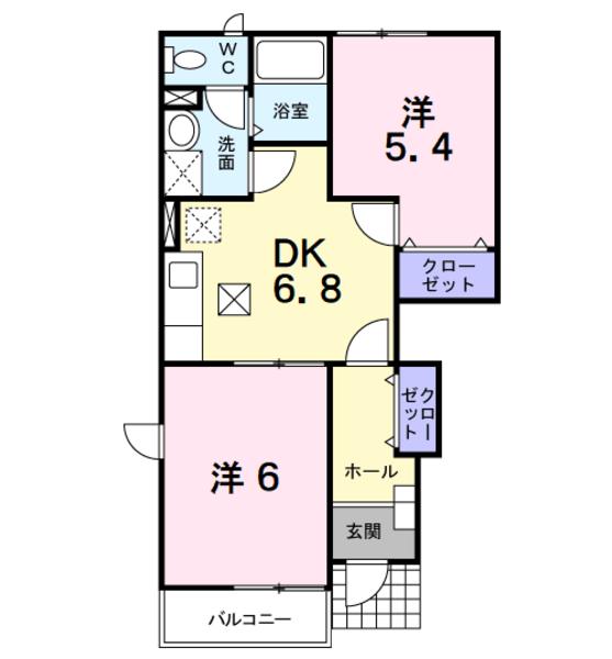 甲斐市龍地のアパート