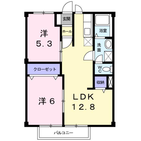 甲府市大里町のアパート
