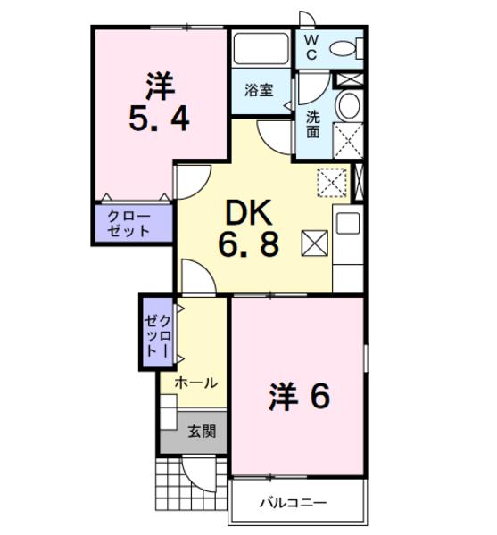 甲州市勝沼町等々力のアパート