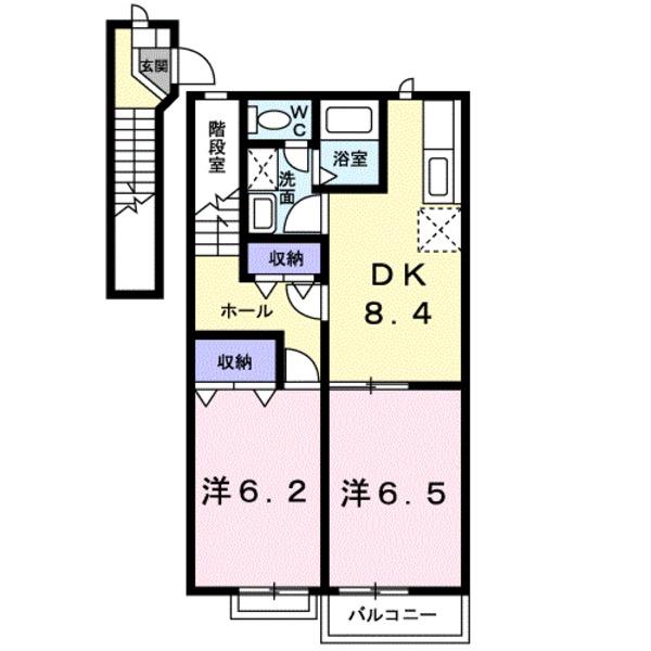 南アルプス市桃園のアパート