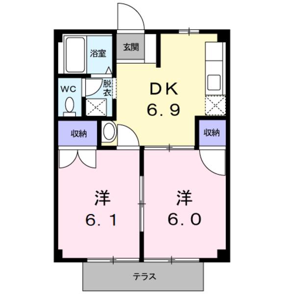 甲州市塩山熊野のアパート